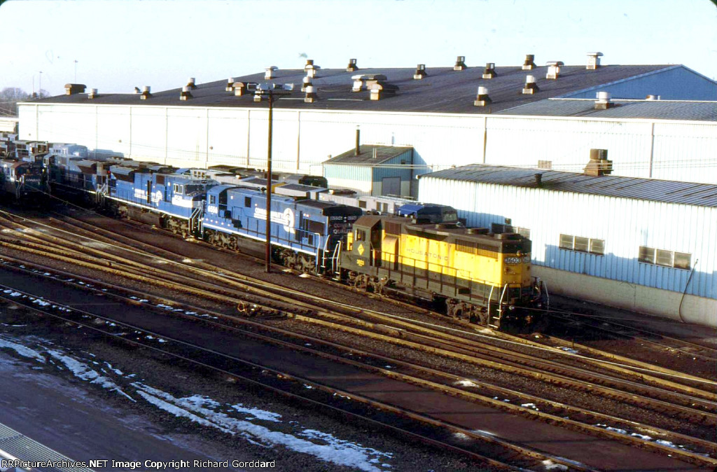 Housatonic locomotive at Selkirk for repairs